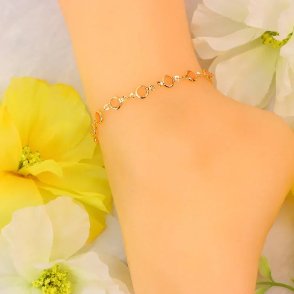 Minimalist Anklet, Sleek & Modern Design, Women’s Fashion, YC110431-A - Picture 8 of 10
